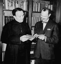 PLS Founder Otto Bird And Notre Dame President John J. Cavanaugh, C.S.C.